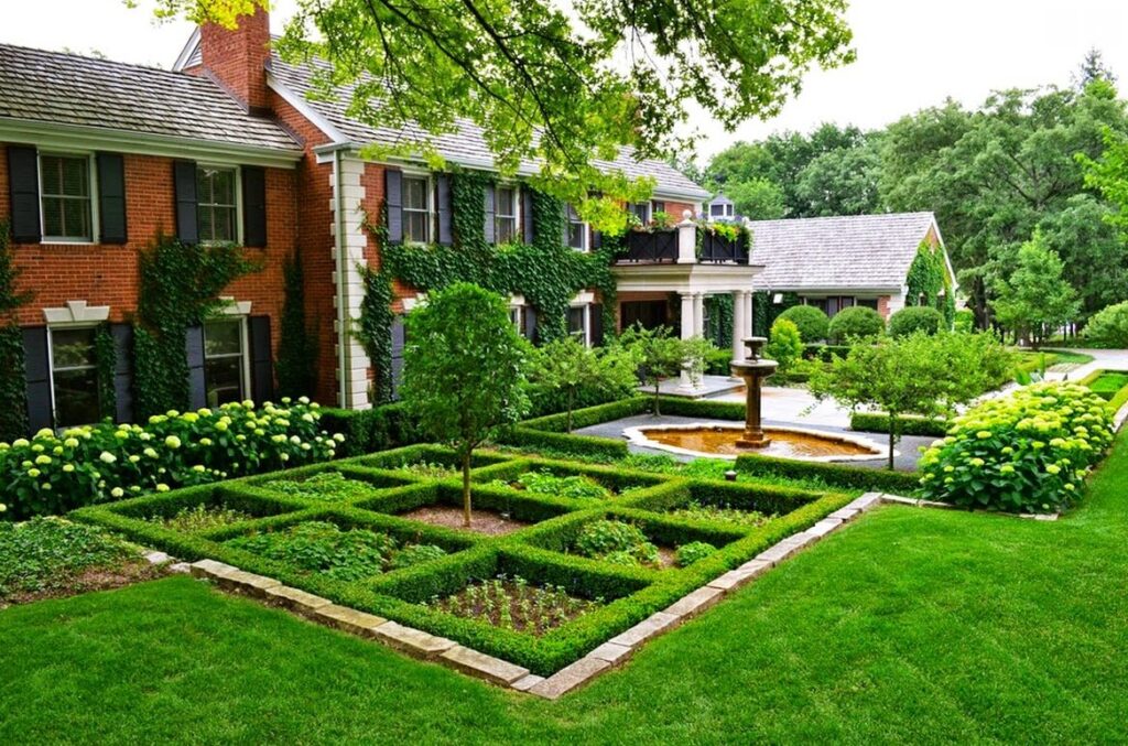 تصميم حدائق منزل